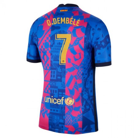Billiga Fotbollströjor FC Barcelona O. Dembele 7 Tredje tröja 2021/22 Kortärmad